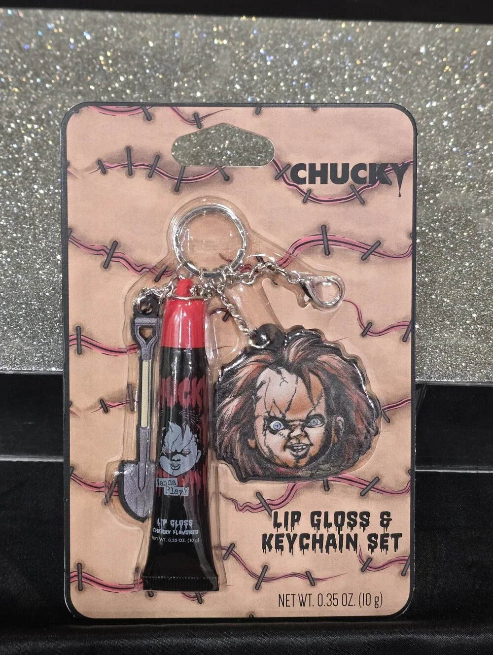 Taste Beauty X Chucky Lip Gloss & Keychain Set